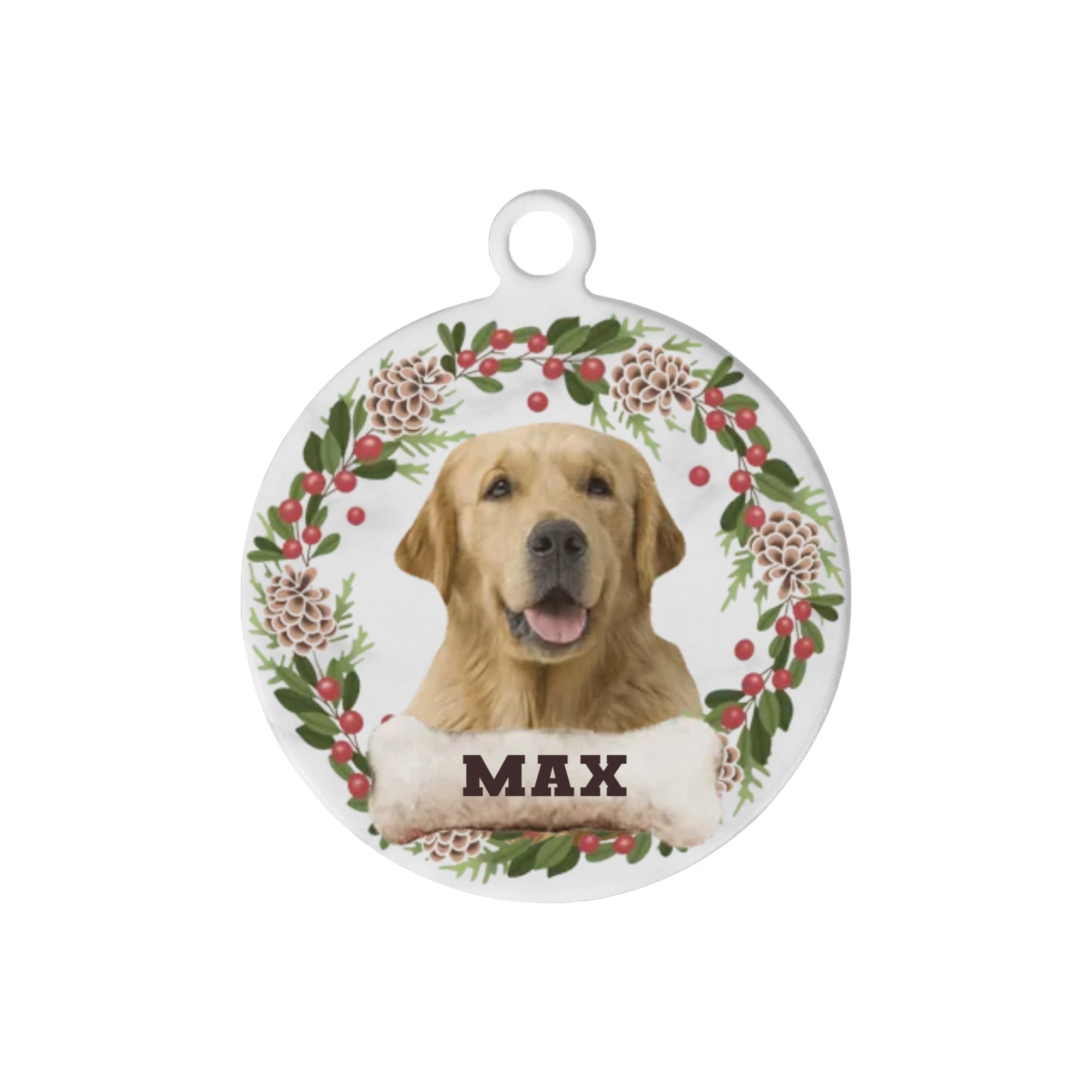 Personalized  Laser Metal Alloy Dog ID Tag - AL Valley Bazar