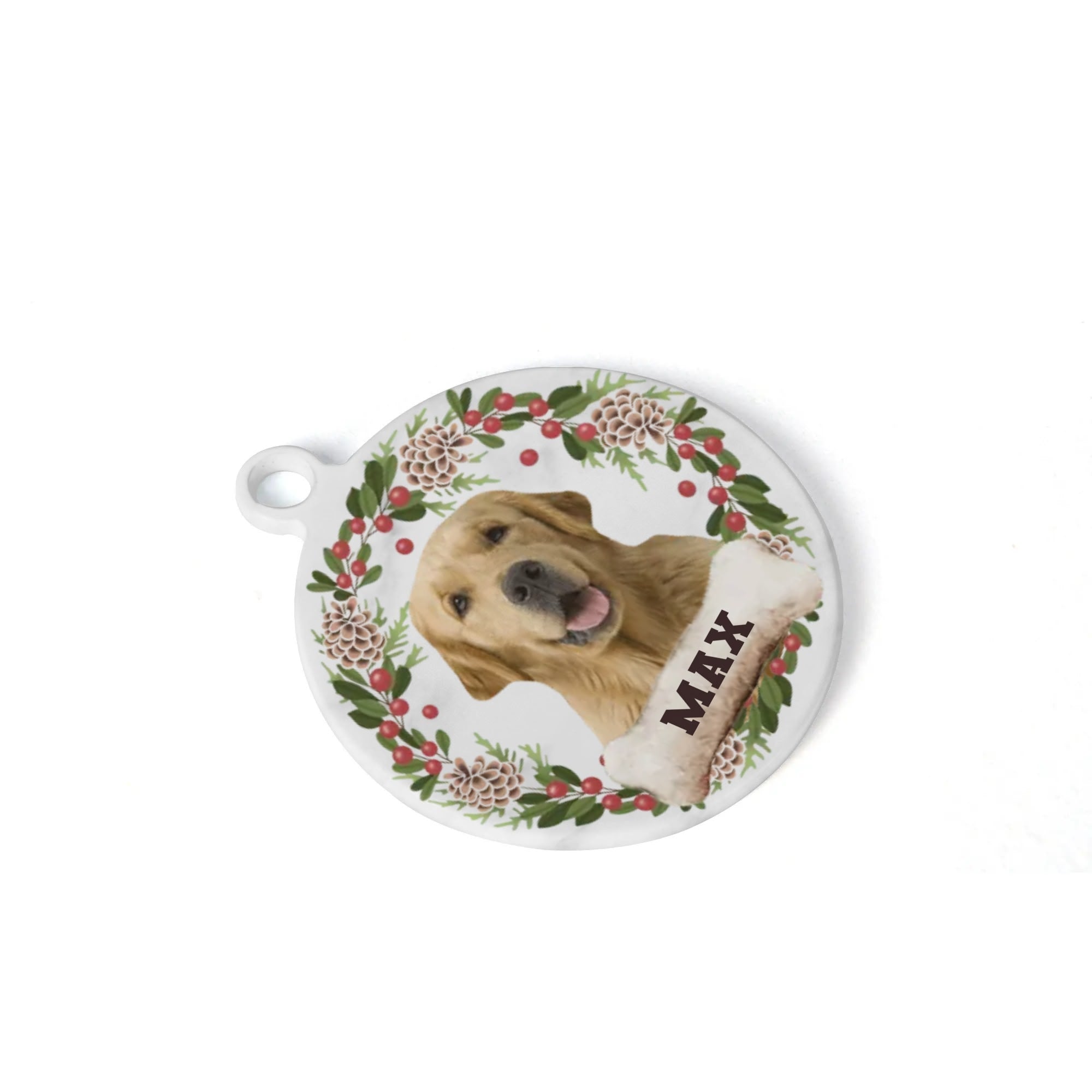 Personalized  Laser Metal Alloy Dog ID Tag - AL Valley Bazar