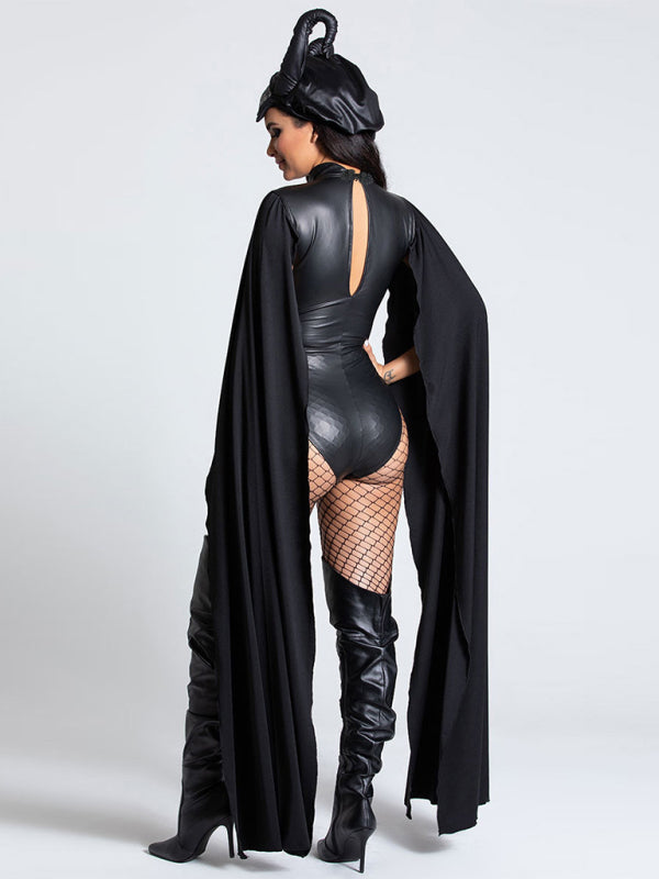 halloween witch costume cape vampire masquerade costume - AL Valley Bazar