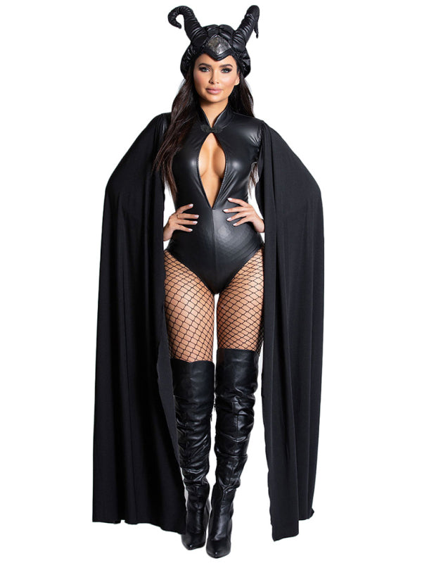 halloween witch costume cape vampire masquerade costume - AL Valley Bazar