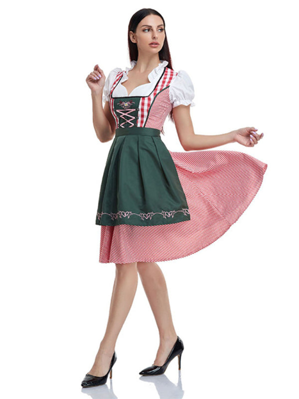 New German Oktoberfest Dress Maid Costume - AL Valley Bazar