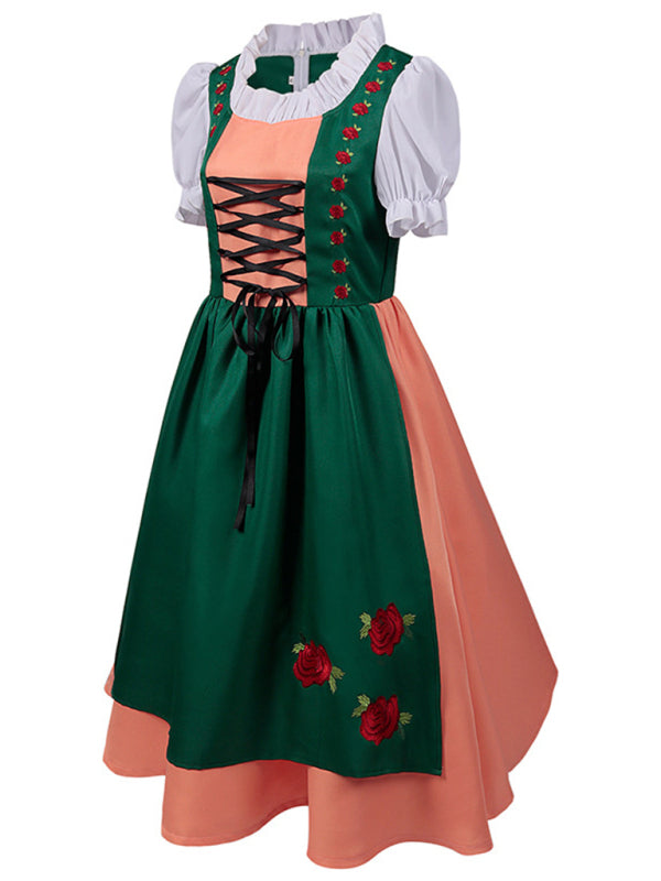 German Oktoberfest costume Bavarian traditional beer maid costume - AL Valley Bazar