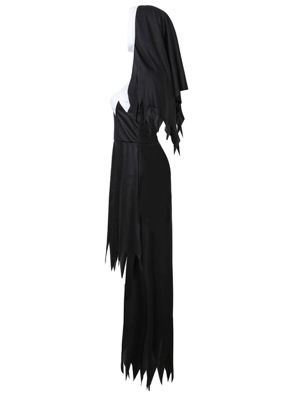 Ladies Halloween Nun Cosplay Vampire Cosplay Costume - AL Valley Bazar